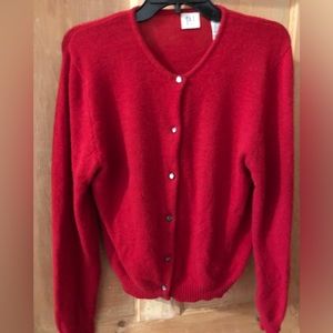 GAP ladies wool angora cardigan size Medium